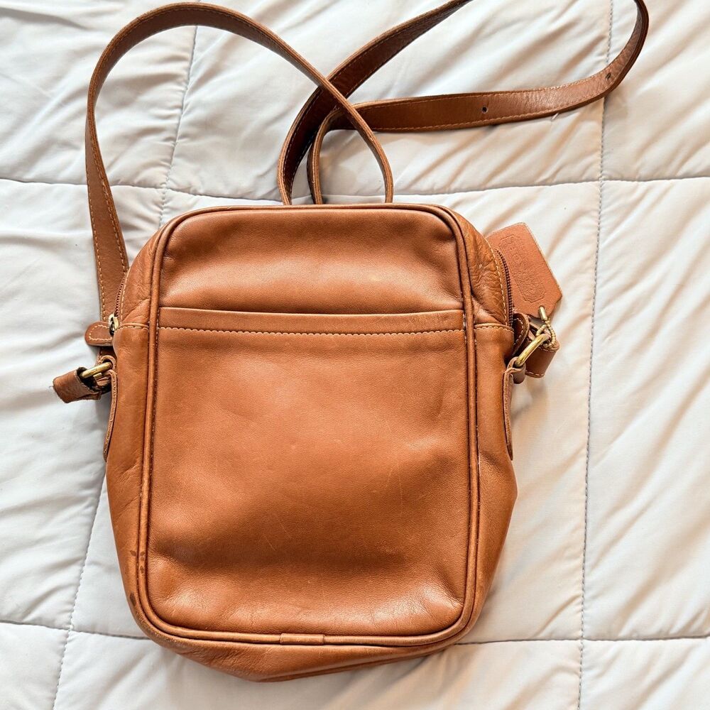 Coach International Travel Bag 0511 | British tan crossbody vintage bag - Picture 7 of 8
